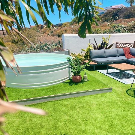 Casa Con Piscina Y Jardin Con Vistas Al Mar Villa Puerto de la Madera Buitenkant foto