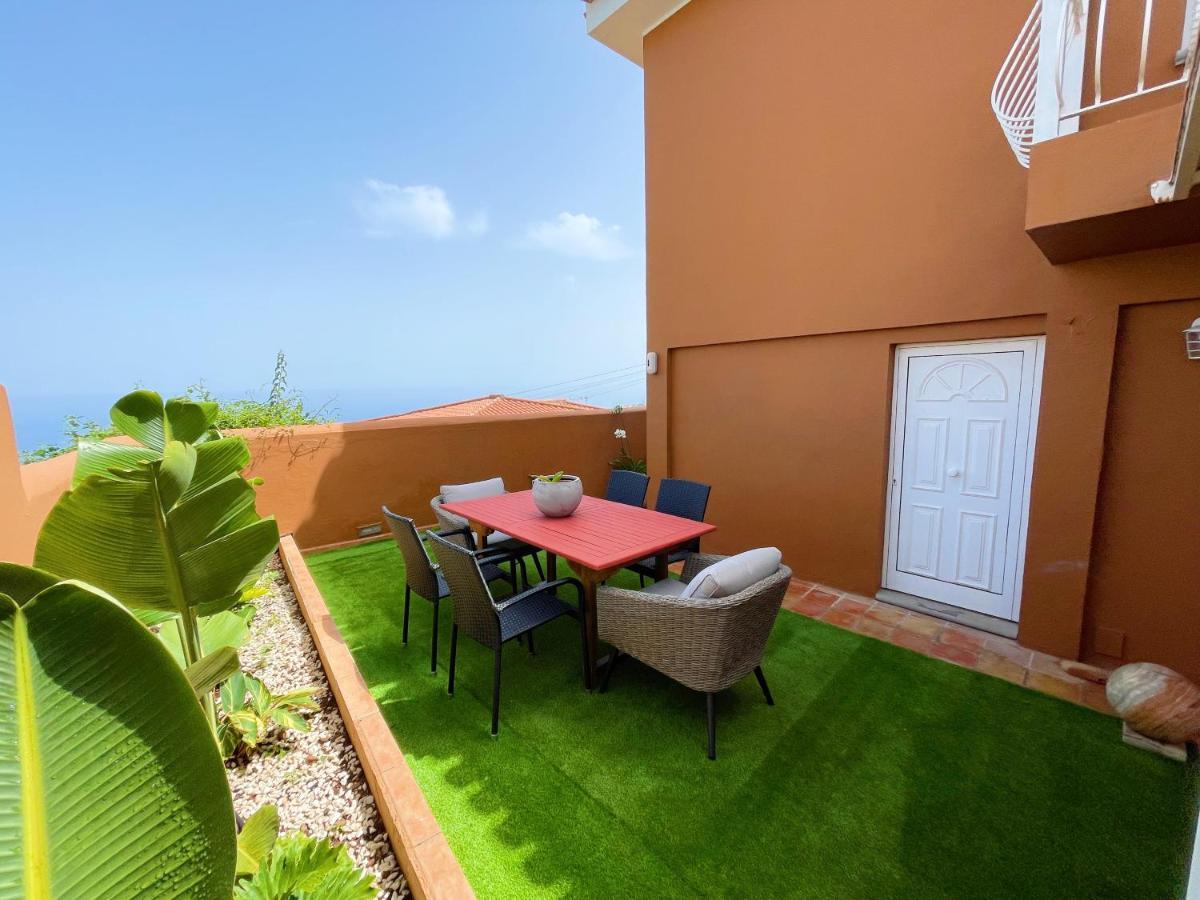 Casa Con Piscina Y Jardin Con Vistas Al Mar Villa Puerto de la Madera Buitenkant foto