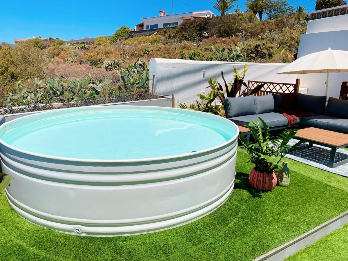 Casa Con Piscina Y Jardin Con Vistas Al Mar Villa Puerto de la Madera Buitenkant foto